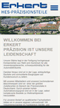 Mobile Screenshot of erkert.de